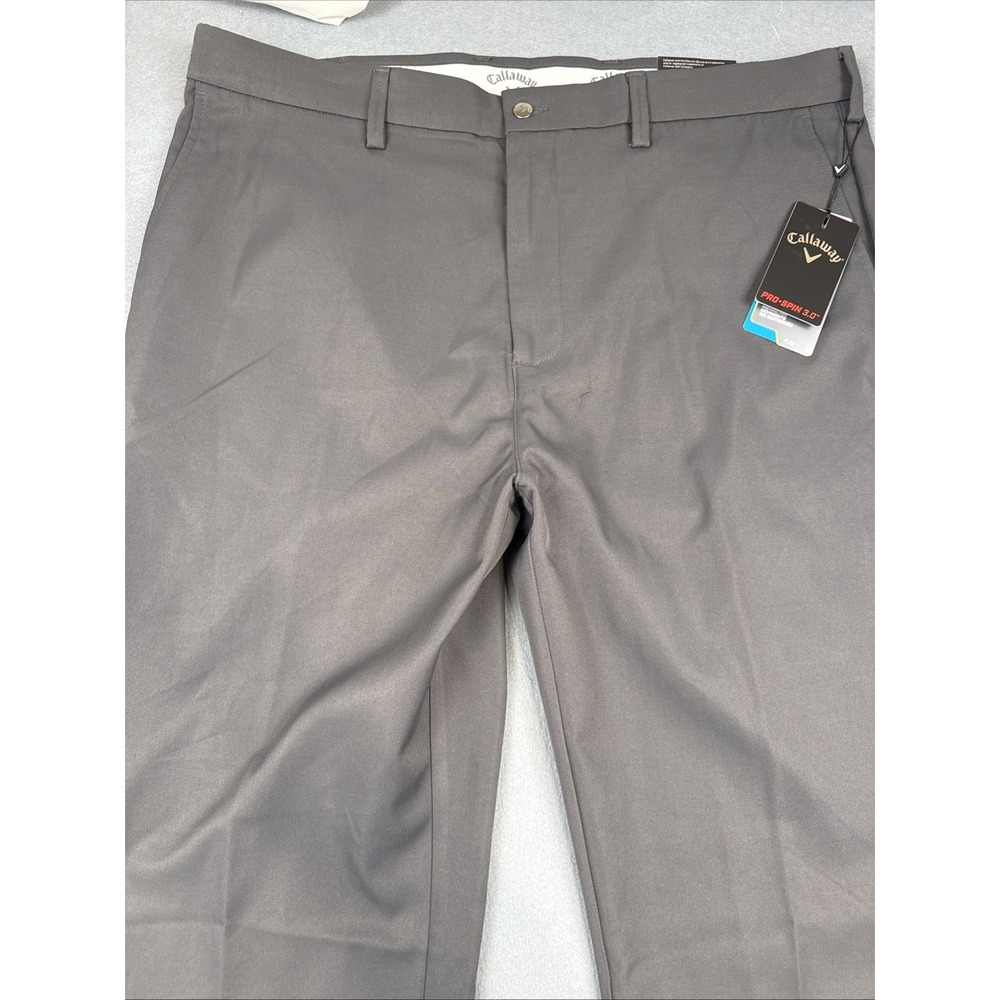 CALLAWAY PRO SPIN 3.0 OPI DRY UPF 50 GOLF PANTS 40X36 NWT GRAY